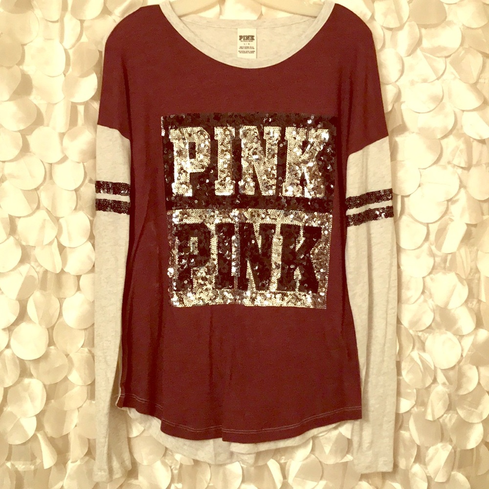 PINK BLING long sleeve shirt